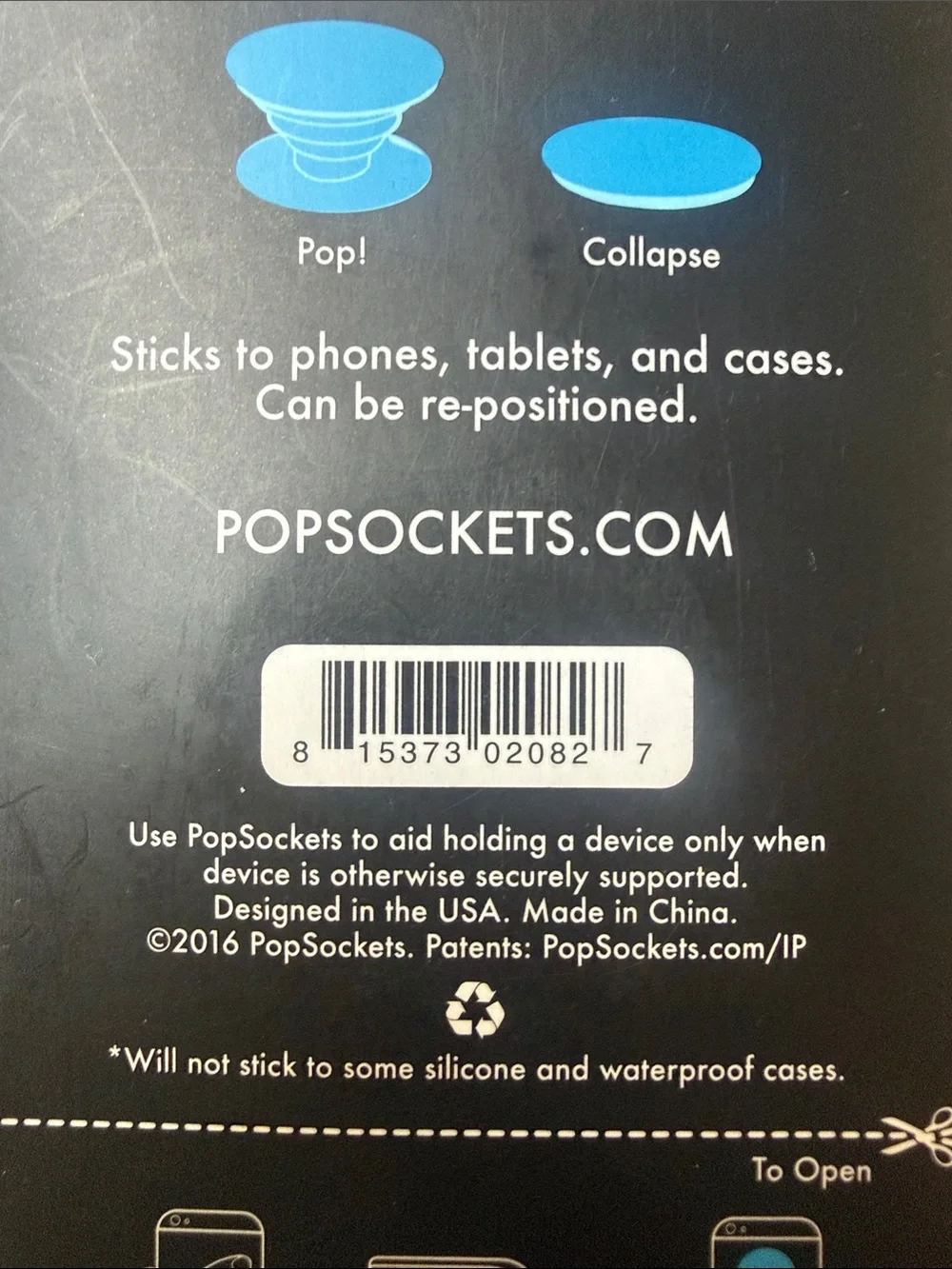 NWT 🏷️ | POPSOCKETS | Aluminum Phone Grip & Stand | Silver